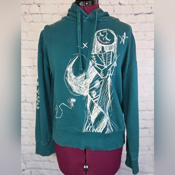 Disney Teal Hoodie with Graphic Design - Picture 1 of 5